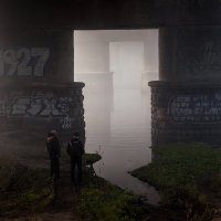 Туман под мостом :: Олег Самотохин