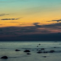 Закат на Финском заливе :: Денис Алексеенков