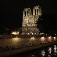 Париж,Нотрдам ночью :: Татьяна 