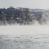 Туман над рекой Иртыш р.н Усть-Каменогорская ГЭС :: Андрей Акулинин