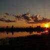 Закат над озером в Шумилино :: Анатолий Клепешнёв