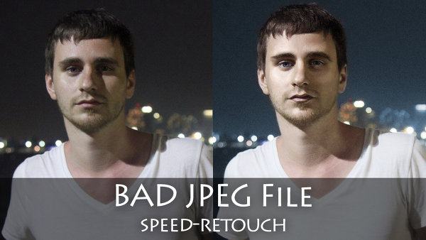 Speed retouch Из плохого JPEG файла в Photoshop