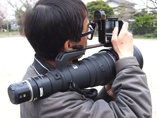 Модульная фото камера Olympus Air с 300 мм объективом