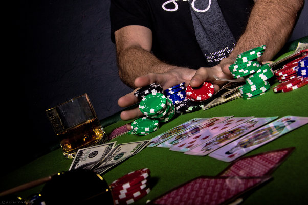 Фотоконцепт "Игрок в покер"