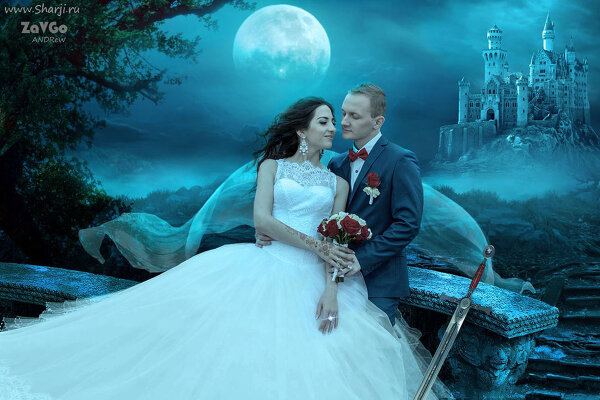 Свадебный Photoshop. Художественная обработка свадебных фото.