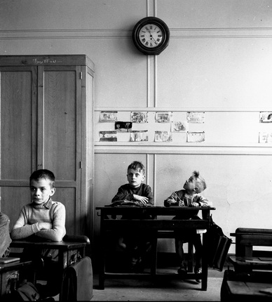 Робер Дуано. Школьные часы, 1956. © Atelier Robert Doisneau