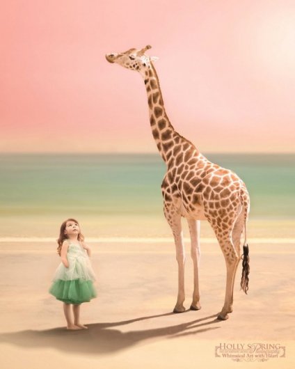 фото девочки-инвалида с жирафом