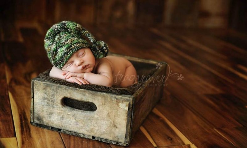 Спящие младенцы в фотографиях Трейси Рейвер - №23