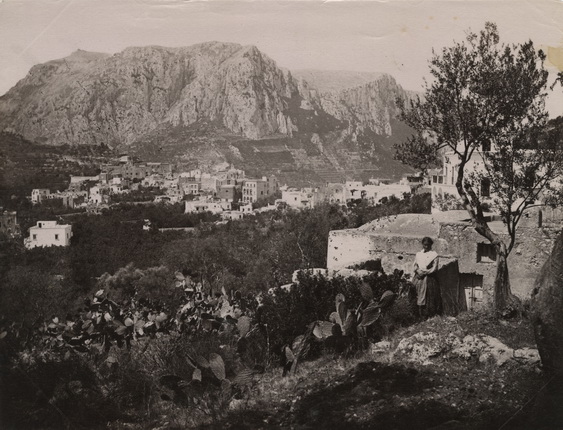 Фотоателье Эспозито. Монте Соларо. о. Капри. 1880