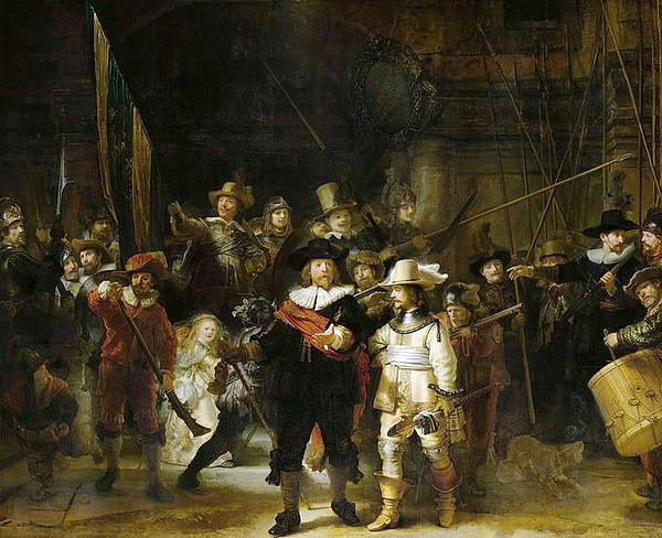 The Nightwatch by Rembrandt. Ночной дозор.
