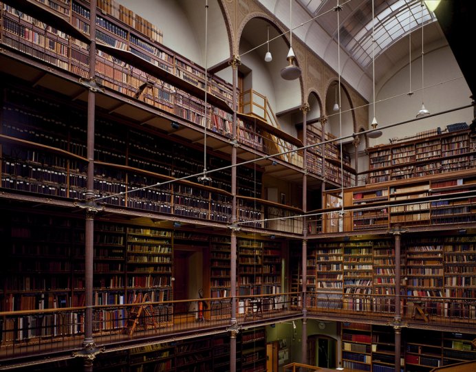 Библиотека Рейксмузеума. Амстердам, Нидерланды.