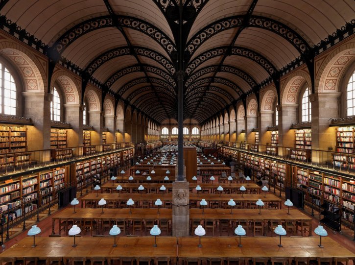 Библиотека Святой Женевьевы. Париж, Франция.