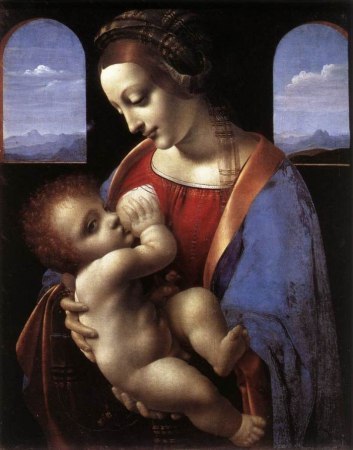 «Мадо́нна Ли́тта» (1490—1491).Художник Леонардо да Винчи.