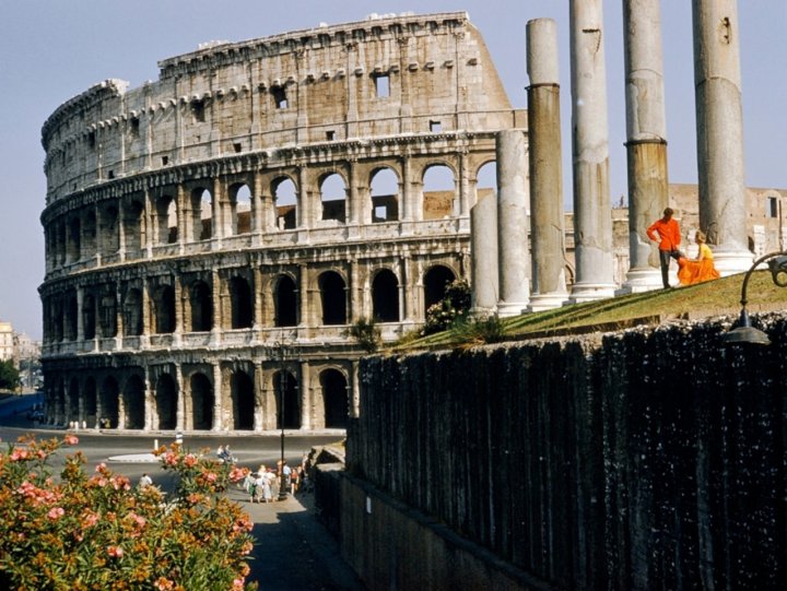 Колизей, Рим, 1957 год.