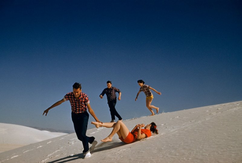 Песчаные дюны в Нью-Мексико, 1957 год.