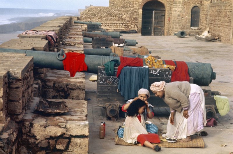 Старый обитаемый форт, Марокко, 1972 год.