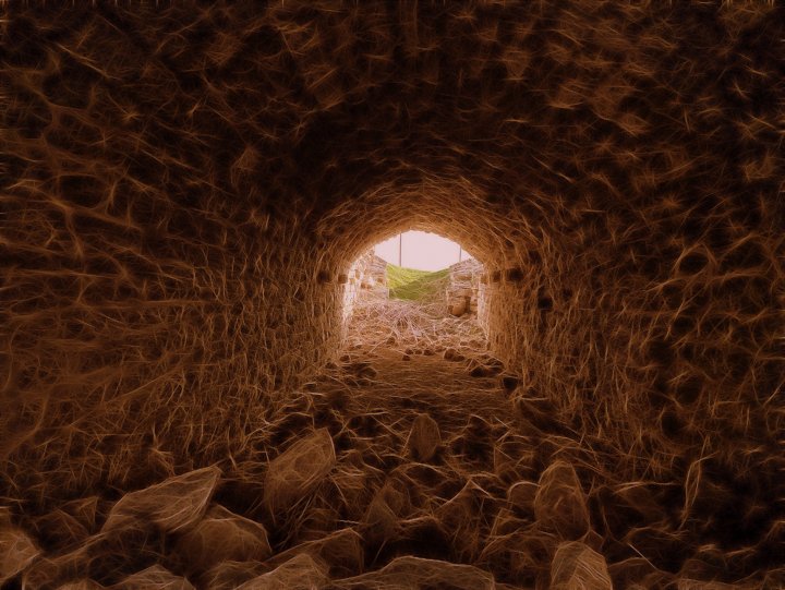 Пещера в Турции в Памуккале. Фотографировала Саша. Фрактал