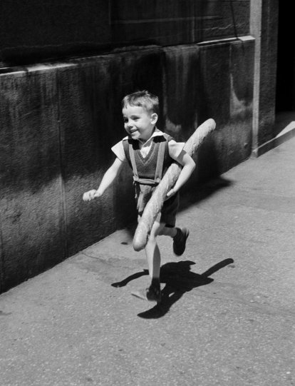 Маленький парижанин, 1952 год. Фотограф Вилли Ронис.