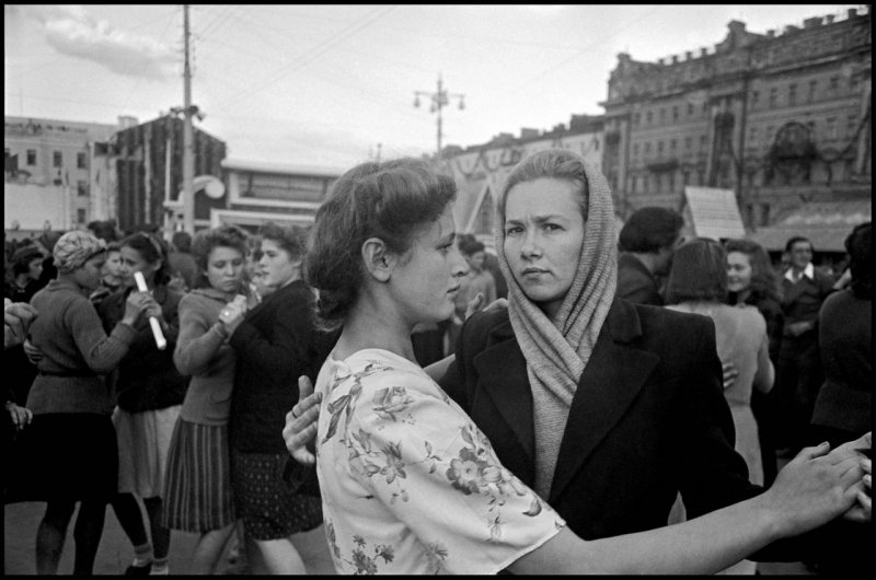 Москва, СССР, 1947 год. Фотограф Роберт Капа.