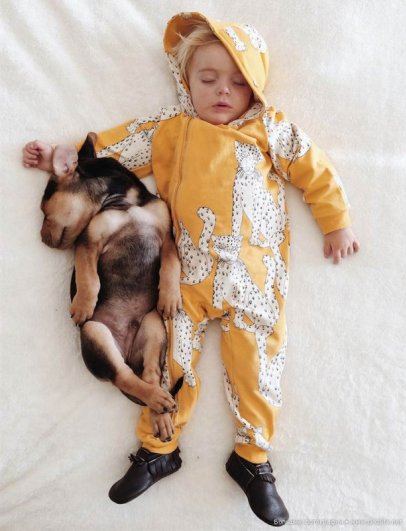 Милые дети и собачки - новый тренд Instagram - №24