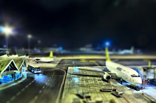 фотографии с эффектом tilt-shift