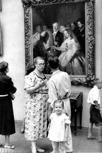 1954 Москва, В Третьяковской галерее1