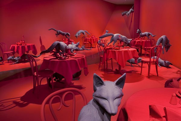 Fox games,1989 (re-installed denver art museum 2009)