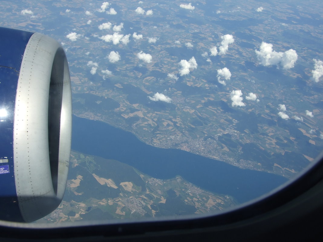 Женевское озеро...вид сверху - Arcadie Gherman