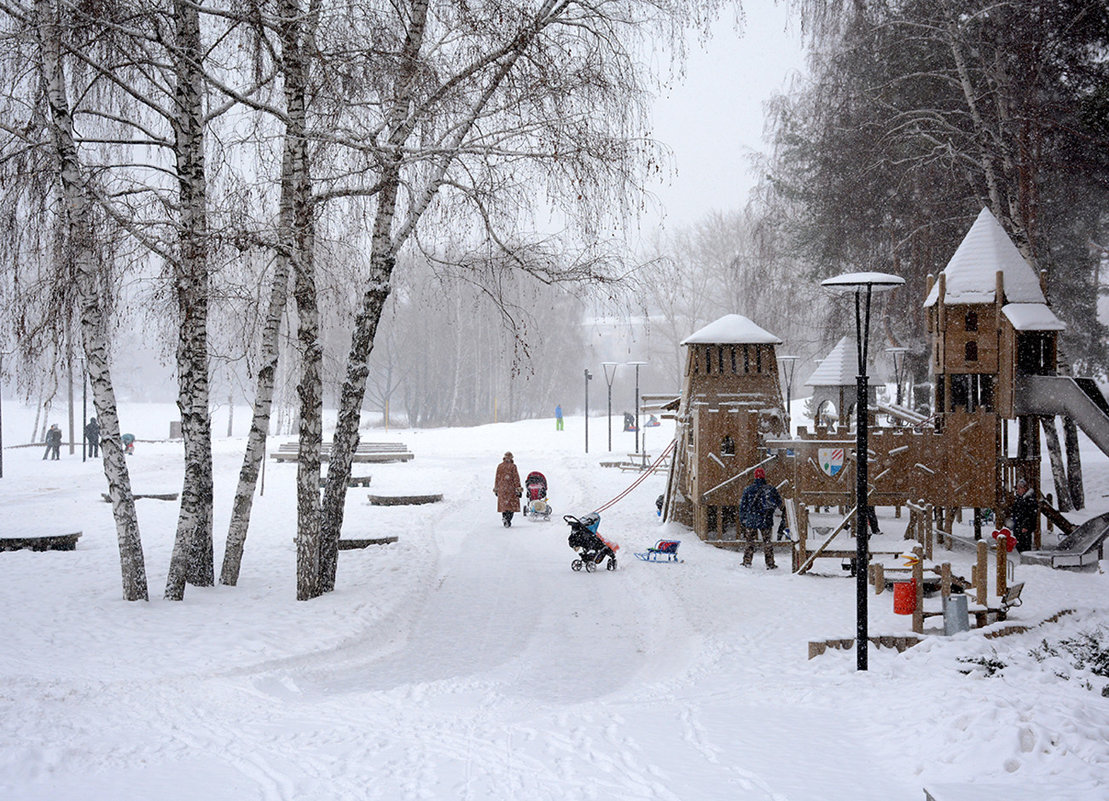 Снегопад - Елена Ахромеева