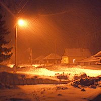 Ночь, улица, фонарь и непогода. :: Михаил Белоусов