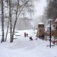 Снегопад :: Елена Ахромеева