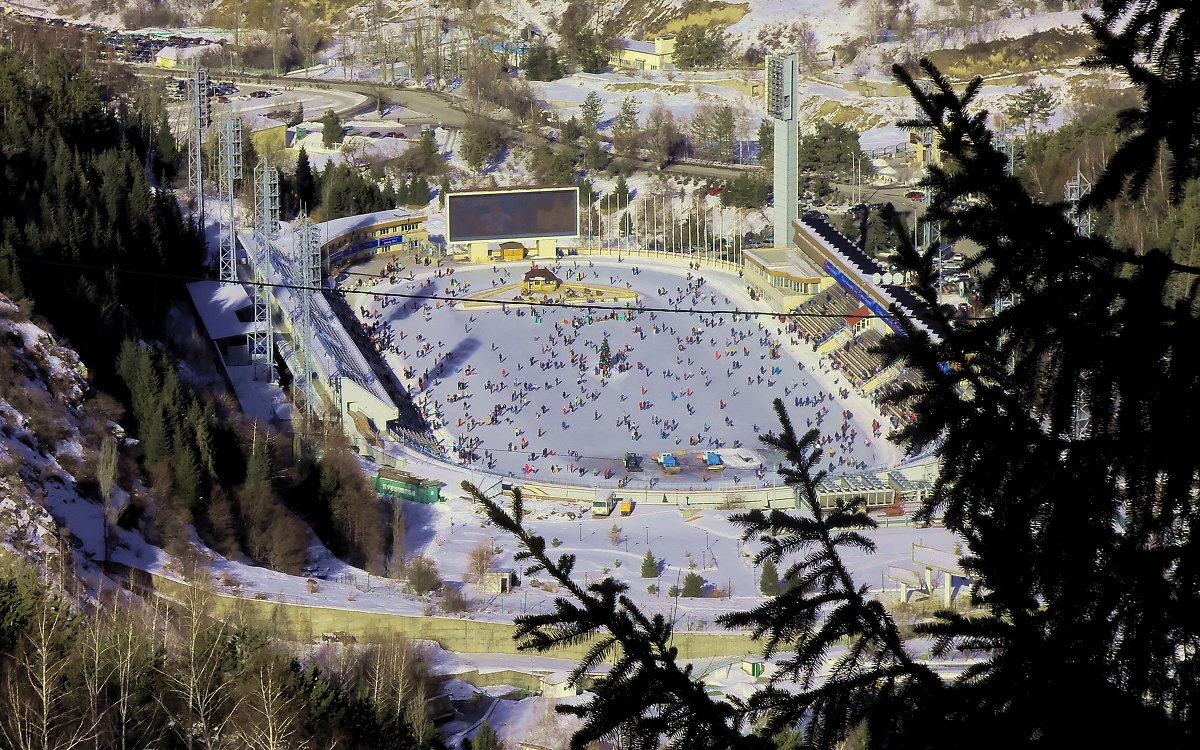 Международный каток Медео - Юрий Владимирович Международный каток Медео - Юрий Владимирович