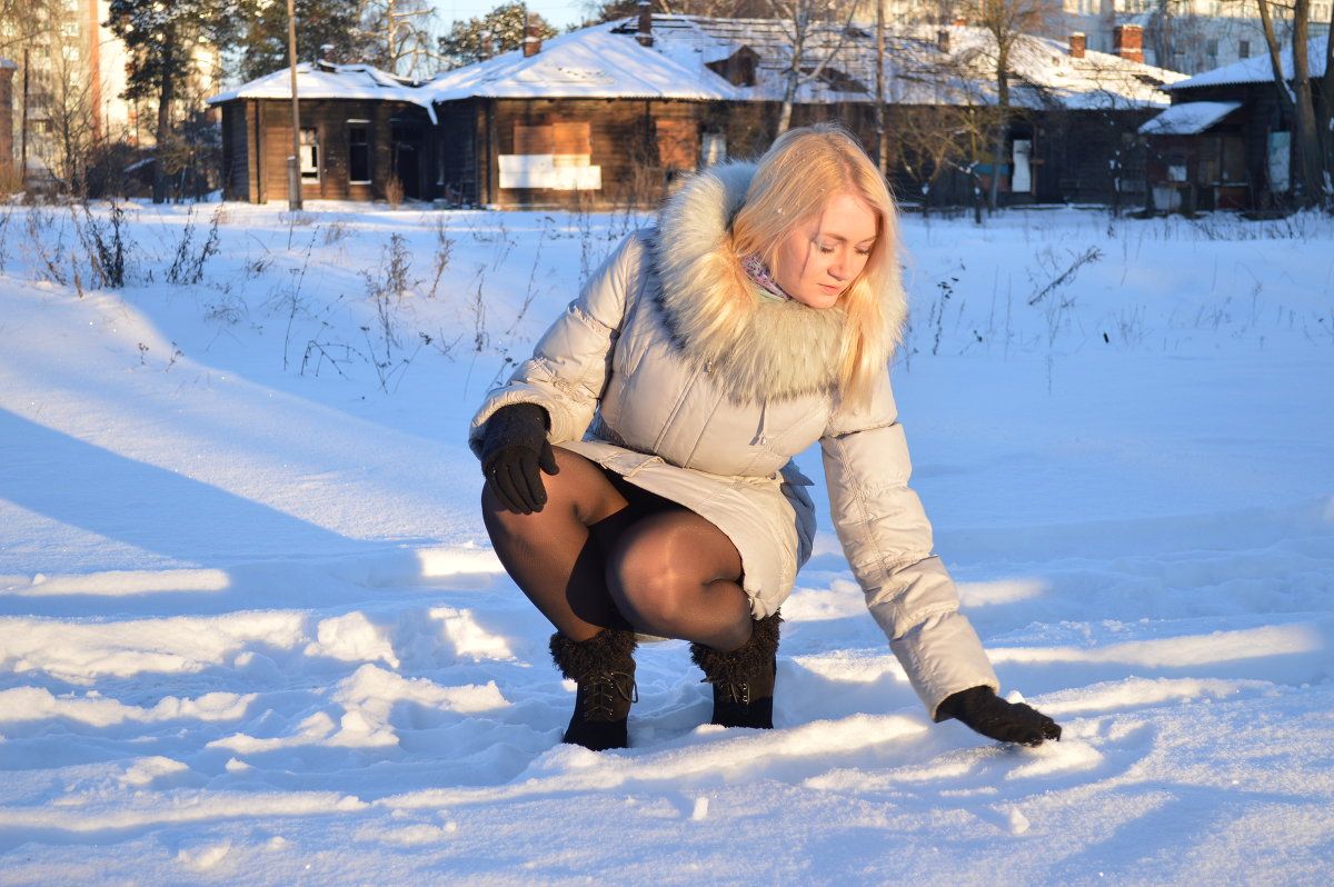 Рисунок на снегу - Вадим Климанов