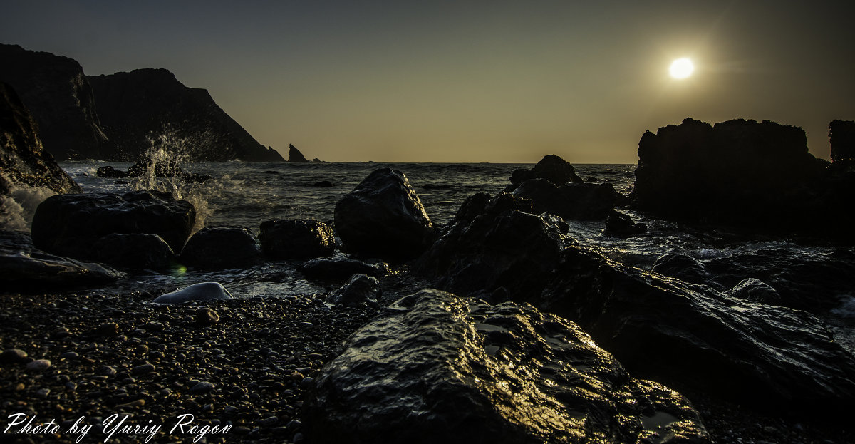 Sunset Adraga Beach. Portugal - Yuriy Rogov