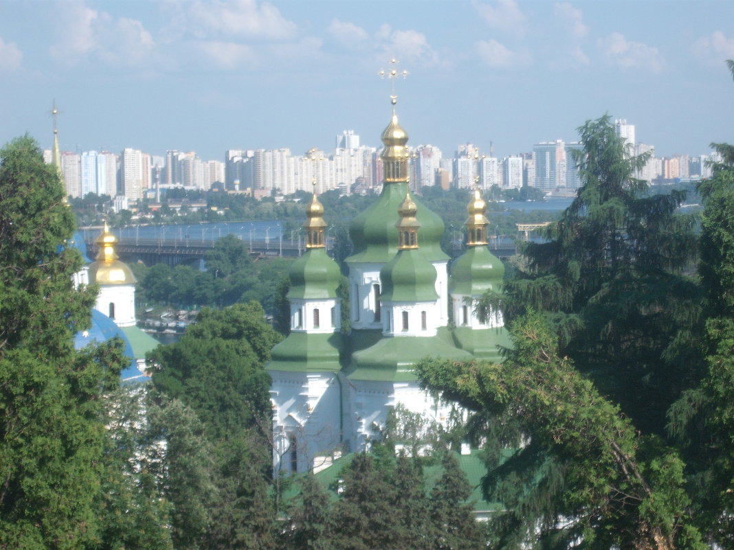 Вид на Киево Печерскую Лавру - Ольга Теткина