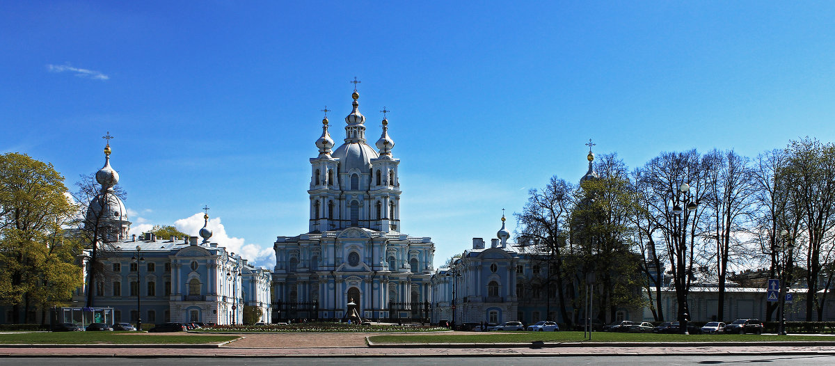 Смольный Собор.(Вид с Площади Растрелли.) - Александр Лейкум