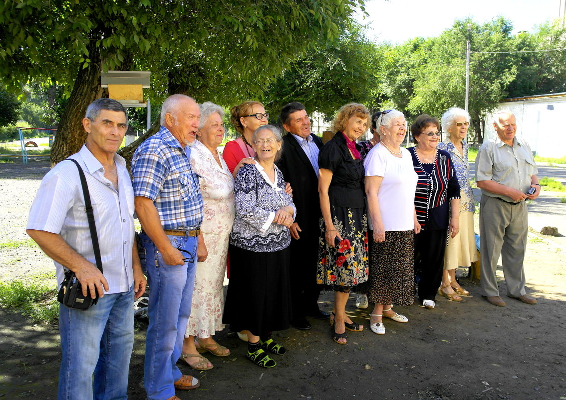 встреча одноклассников через 55 лет 19.07.2014 - Инна Ивановна Нарута