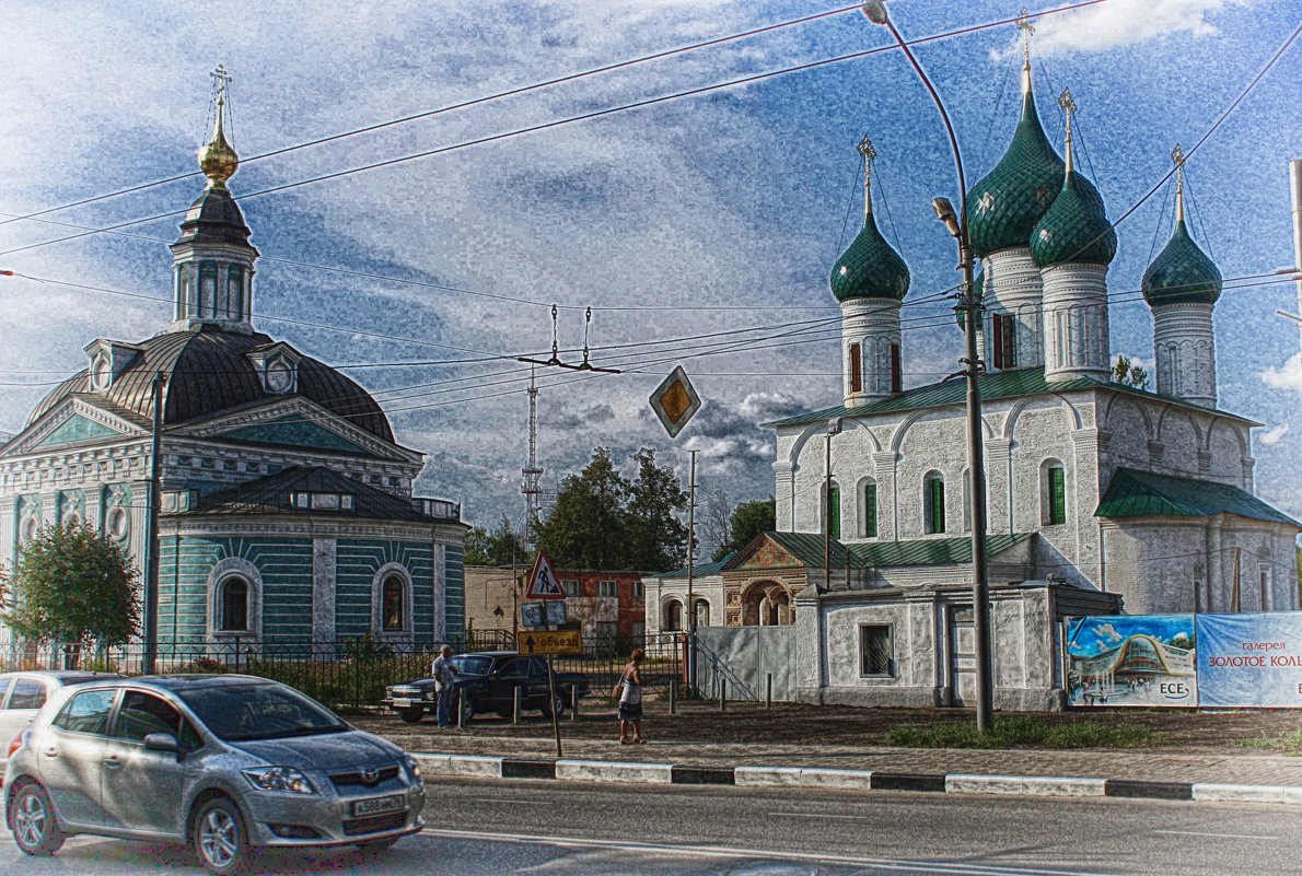 Ярославль.Улица Свободы. - Юлия Широкова Ярославль.Улица Свободы. - Юлия Широкова