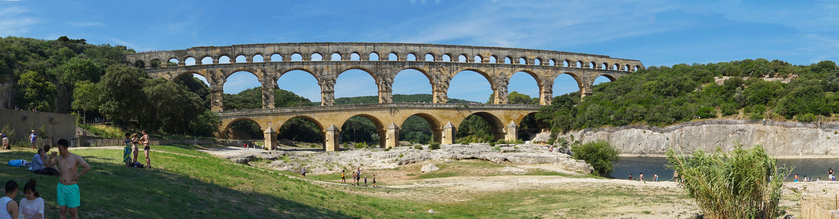 Пон-дю-Гар (Pont du Gard). Франция. - Виктор Качалов