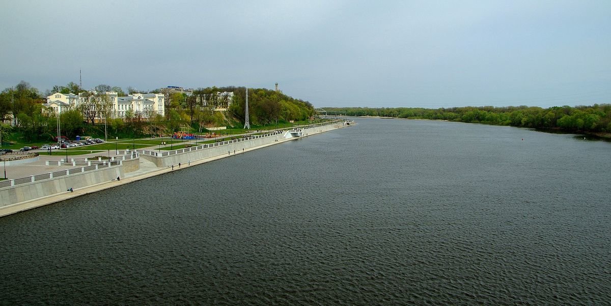 Гомель.Вид на р.Сож с автомобильного моста. - Юрий Анипов 