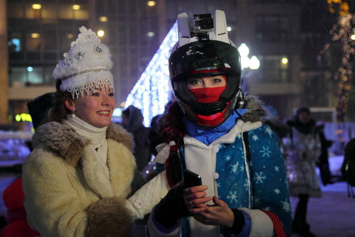 Вот такие Снегурочки  2017 .. - Валерий Князькин