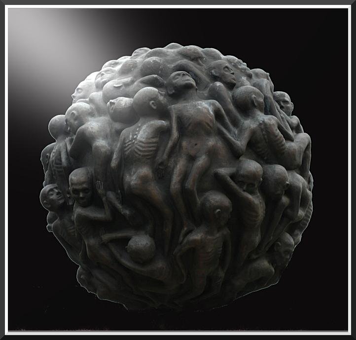 "Опаленный цветок» Фрагмент памятника - Татьяна Панчешная