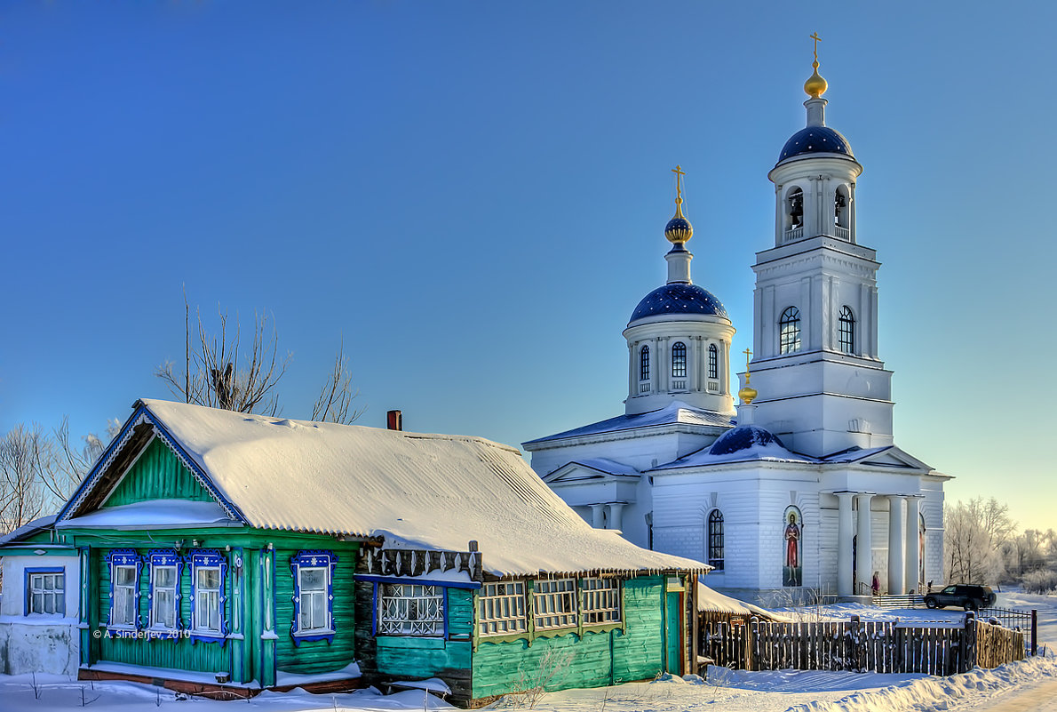 Храм Покрова Пресвятой Богородицы в деревне Глухово - Александр Синдерёв