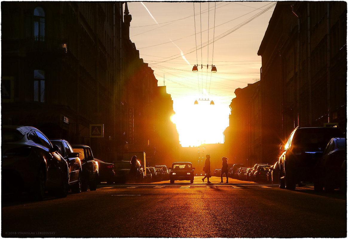 My magic Petersburg_03095 Басков переулок. - Станислав Лебединский