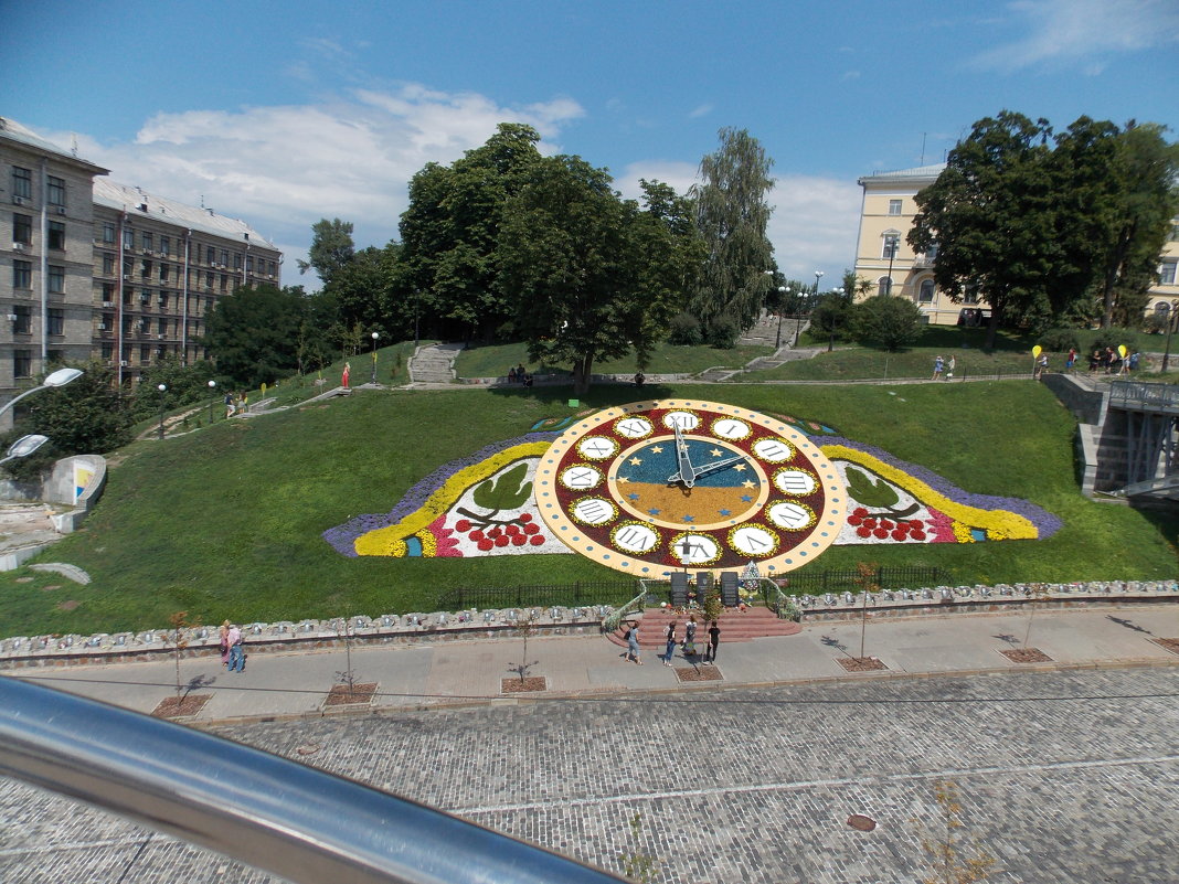 годинник з квітів - надя кулинич