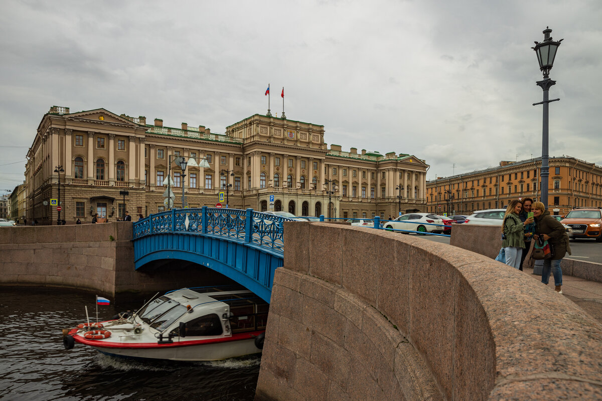 Синий мост в Санкт-Петербурге - юрий затонов