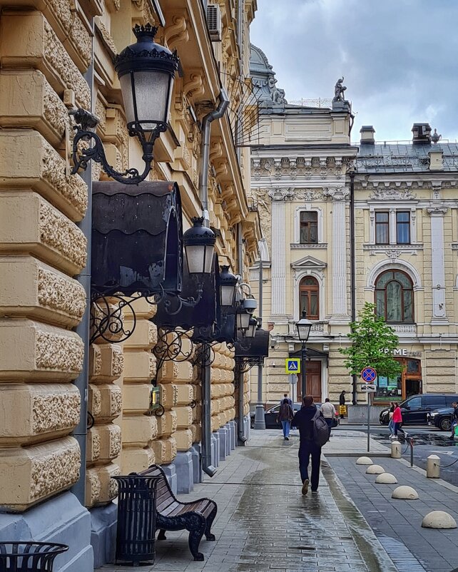 Москва. Улица Петровские линии. - Надежда Лаптева