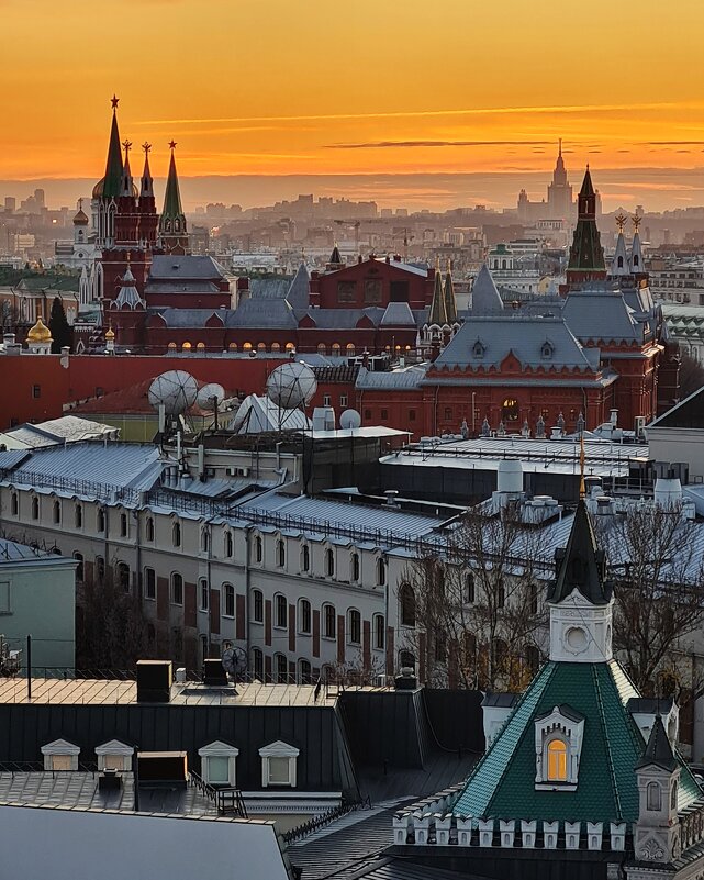 Москва со смотровой площадки Центрального Детского мира - Надежда Лаптева