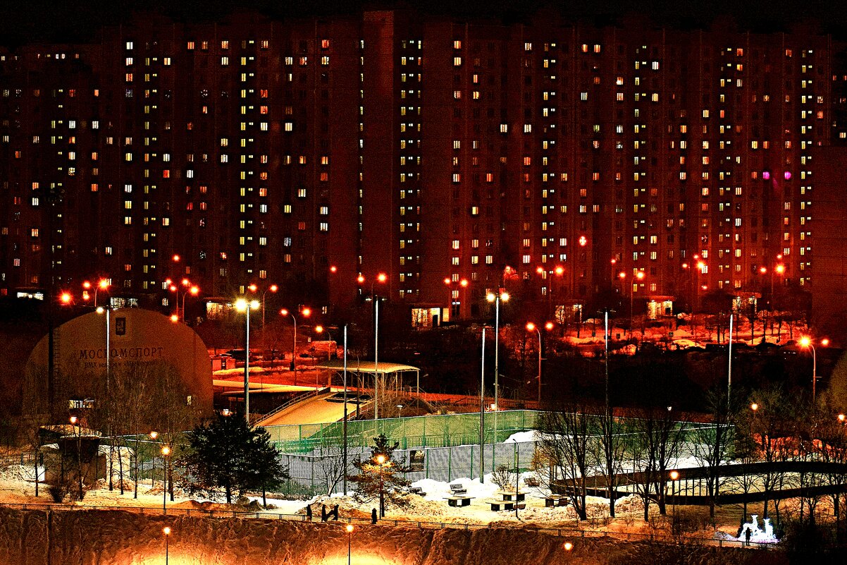 Февраль в ночных огнях. - Татьяна Помогалова