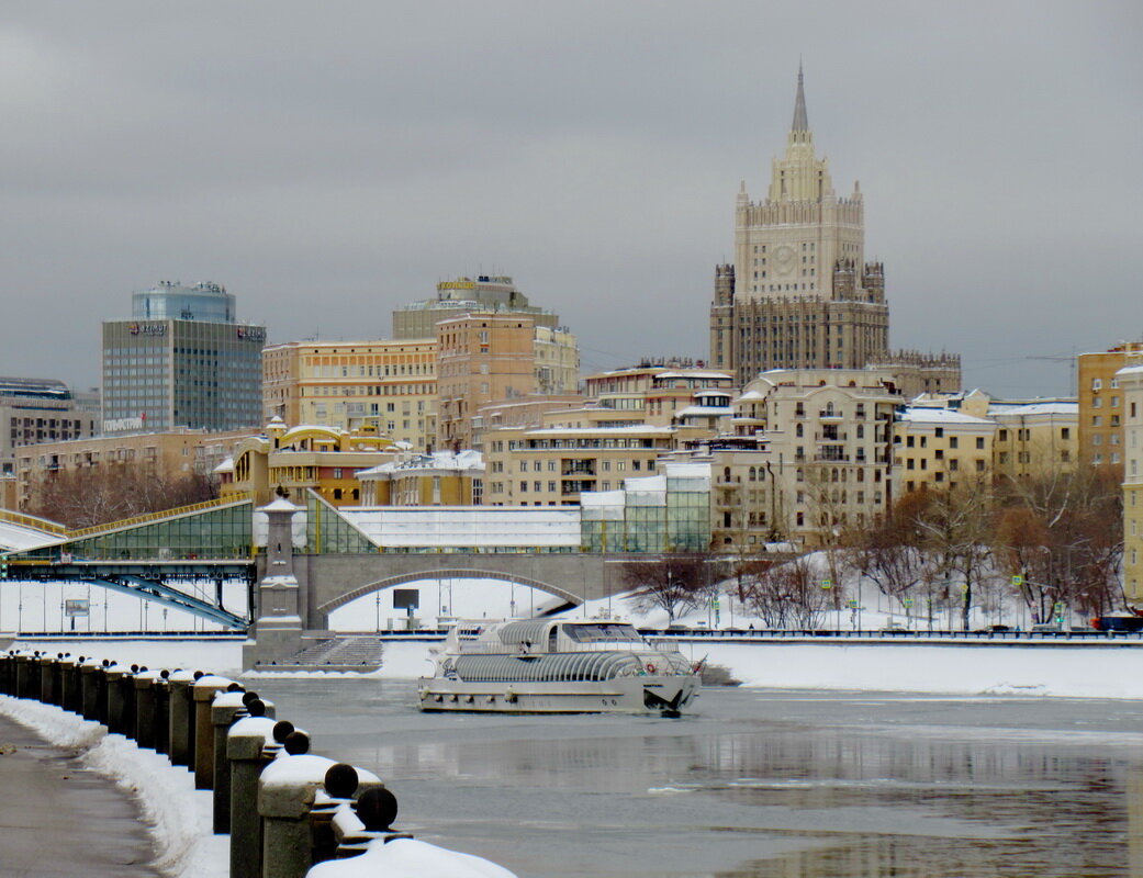 Москва-река зимой - Александр Чеботарь